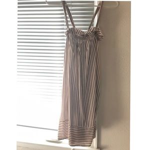 Cooperative (Urban Outfitters) brown striped dress